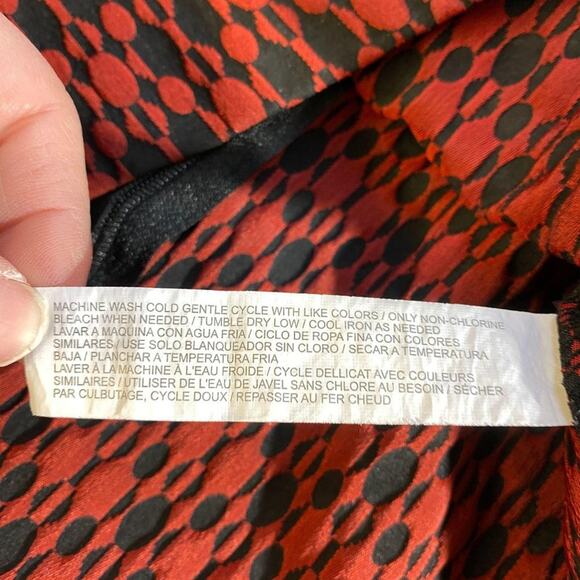 Eloquii Red Black Geometric Career Work Dress 18 - Picture 6 of 7